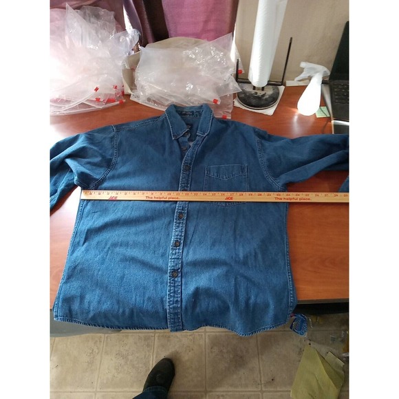 Club Room By Charter Club Shirt Women's Size Medium Denim * - Picture 7 of 16